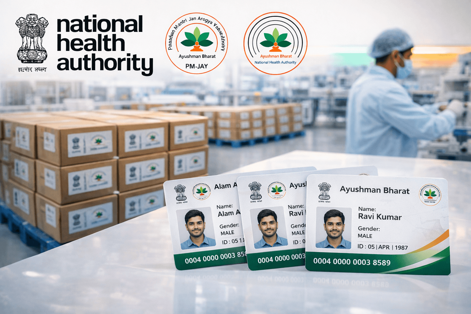 Binary Systems manufacturing NHA Ayushman Card